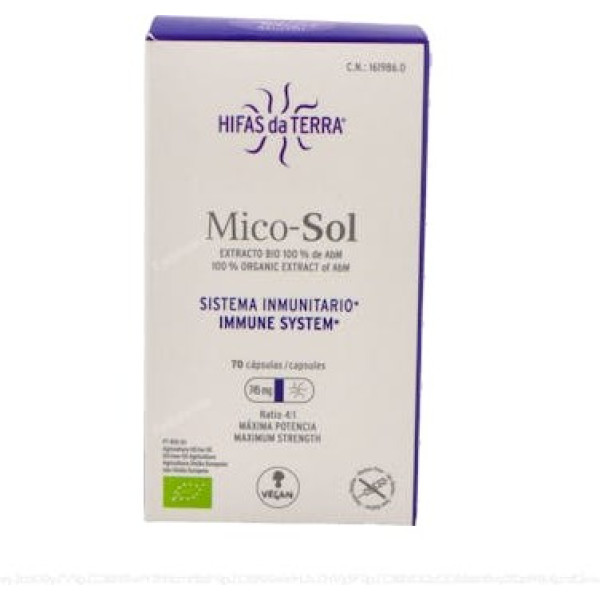 Da Terra Hyphae Mico-sol Estratto di Funghi Solari 70 Cap