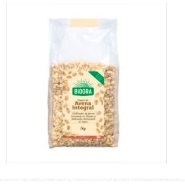 Biográ Copos De Avena Gruesos Integrales 1 kg