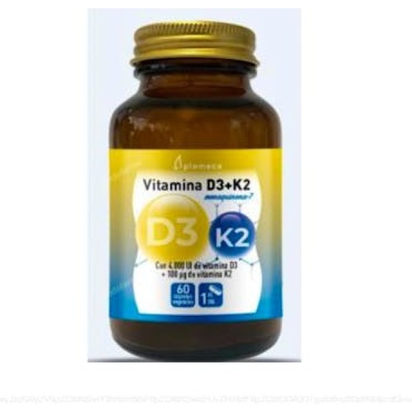Plameca Vitamin D3+k2 60 Gemüsekapseln