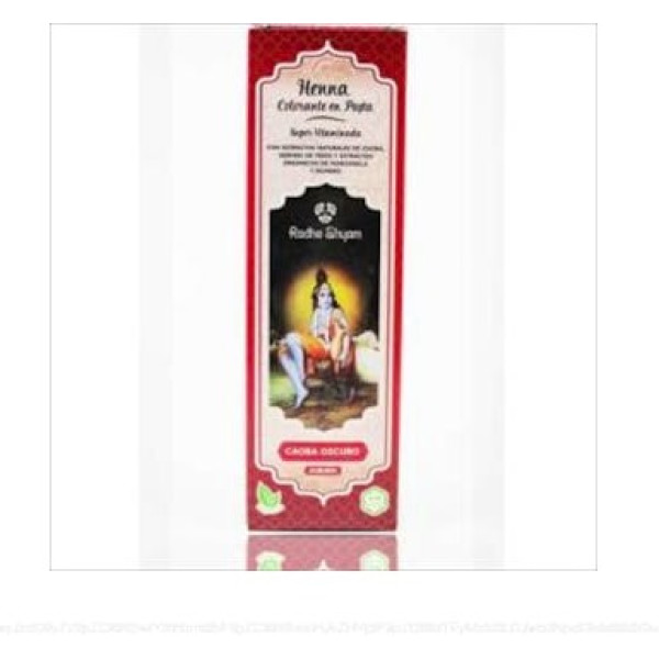 Radhe Henna Paste Dunkles Mahagoni Radhe 200 ml