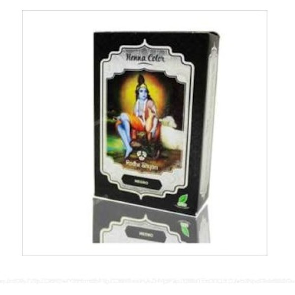 Radhe Henna Zwart Poeder Radhe Shyam 100 Gr
