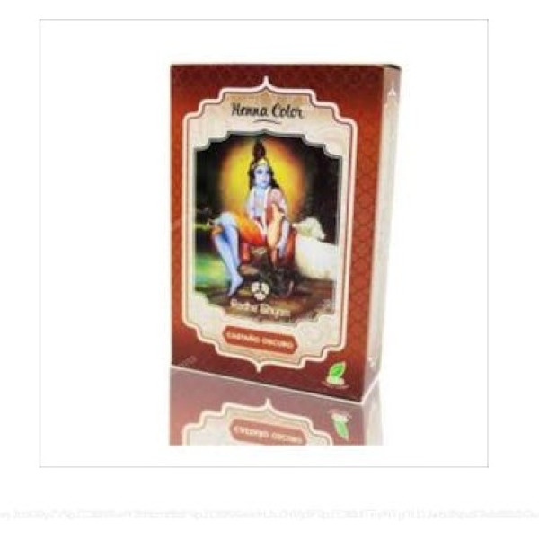 Radhe Henna Donkerbruin Poeder Radhe 100 Gr