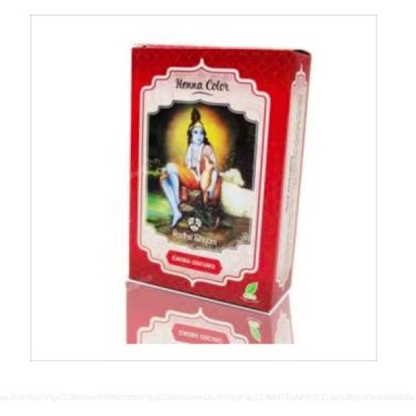 Radhe Henna Caoba Oscuro Polvo Radhe 100 Gr