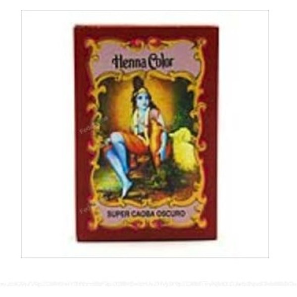 Radhe Henna Super Caoba Oscuro Polvo 100 Gr