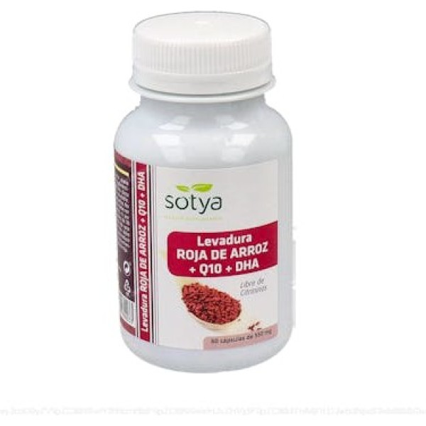 Sotya Red Yeast Rice + Q10 + Dha 60 Cápsulas de 550mg