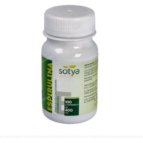 Sotya Espirulina 400 Mg 100 Compr