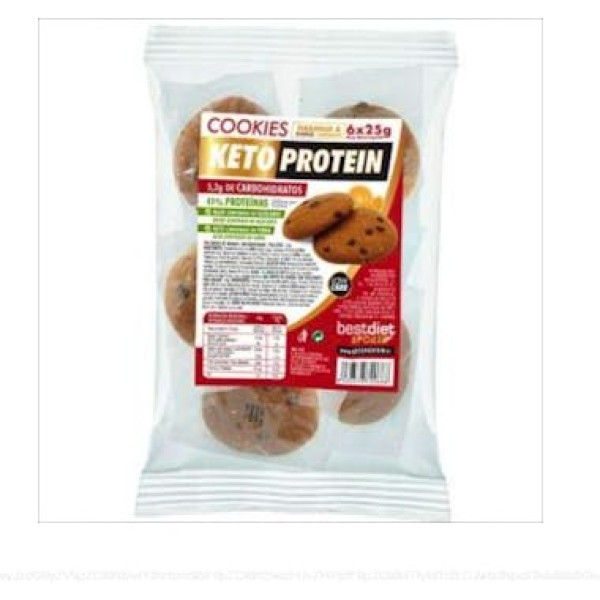 Bestdiet Cookies Keto Protein 6 Unidades X 25 Gr