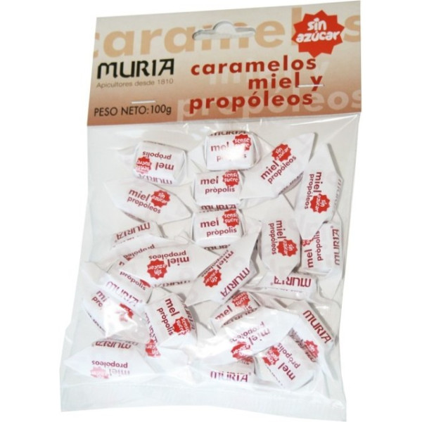 Muria Suikervrije Honing en Propolis Snoepjes 250 Gr