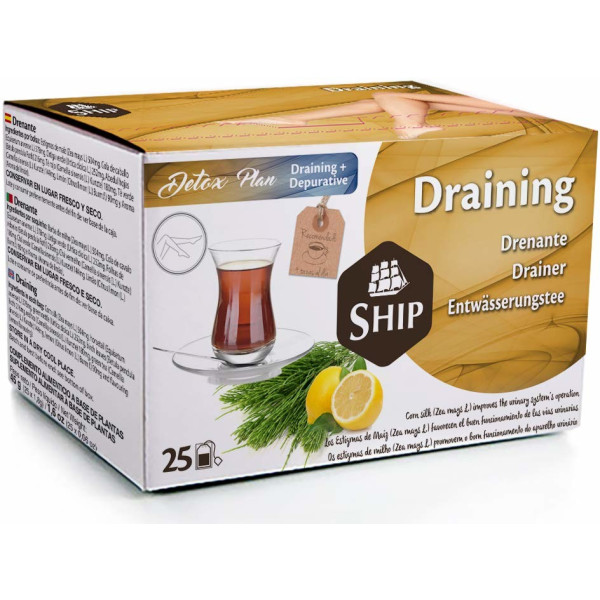 Ship Drenante Draining Infusion 25 Bolsitas