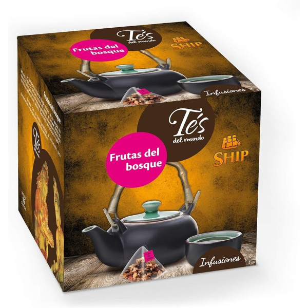Thé aux fruits de la forêt en pyramide, 15 sachets