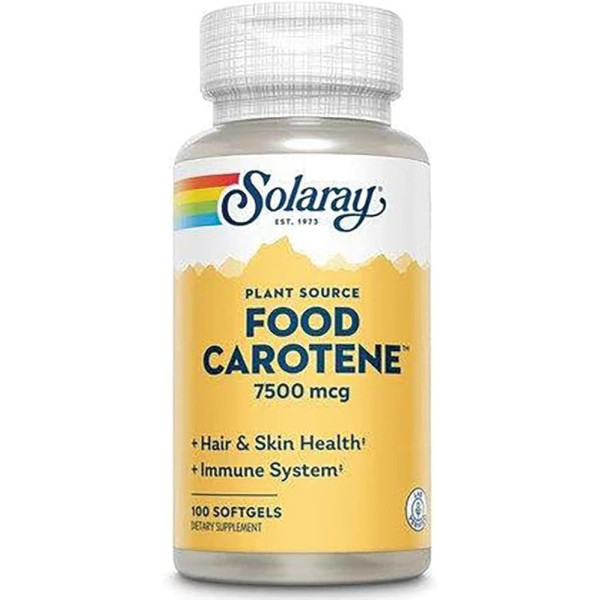 Solaray Food Carotin 2500 Mcg 30 Vcaps