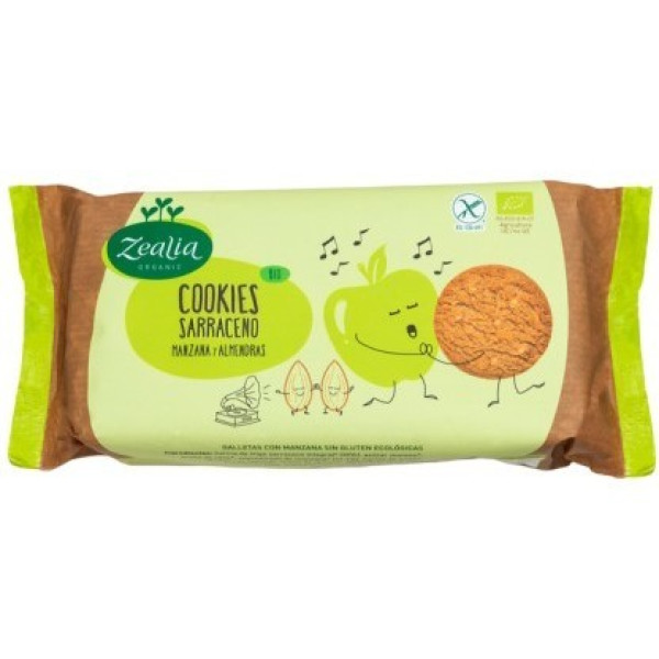 Biscuits Zealia Sarrasin Pomme Cannelle 130 Gr Bio Sans Gluten