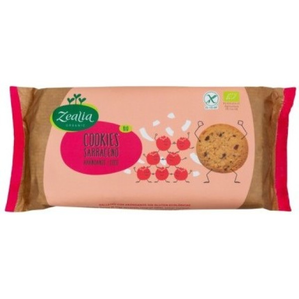 Zealia Cookies Sarraceno Arandanos Coco 130 Gr Bio Sin Gluten