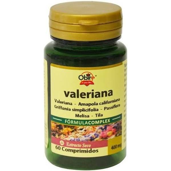Obire Valeriana Complex 400 Mg Extracto Seco 60 Comp