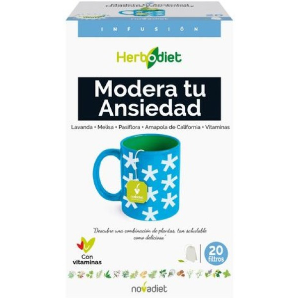 Novadiet Herbodiet Inf. Modera Tu Ansiedad 20 Filtros