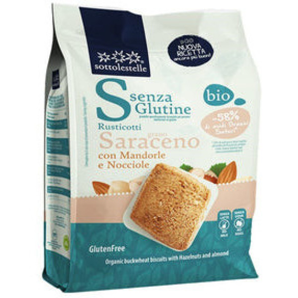 Sottolestelle Koekje Boekweit Amandel Hazelnoot 250 Gr Bio Sg