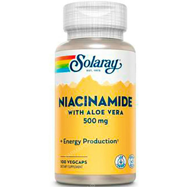 Solaray Niacinamide 500 mg 100 gélules végétales