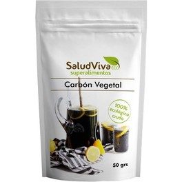 Salud Viva Carbon Vegetal Activado (Colorante) 50 Gramos