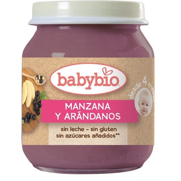 Babybio Apple Cranberry Jar 130 Gr