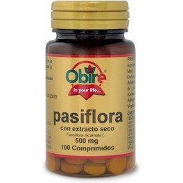 Obire Pasiflora 500 Mg Extracto Seco 100 Comp