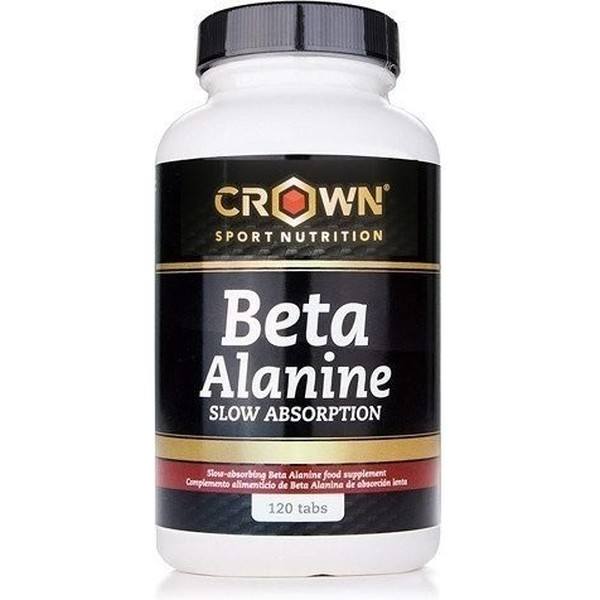 Crown Sport Nutrition Bèta Alanine 120 Comp. Langzame opname helpt huidjeuk te verminderen