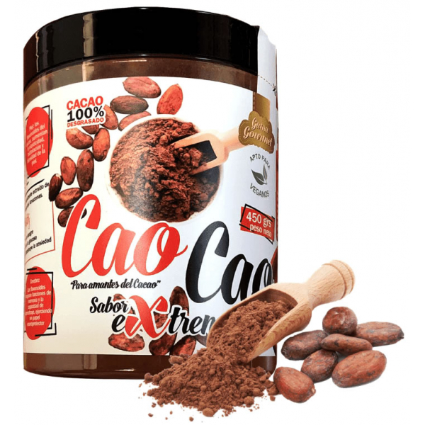Protella Cao Cao - Cacao en Polvo Desgrasado 450 gr