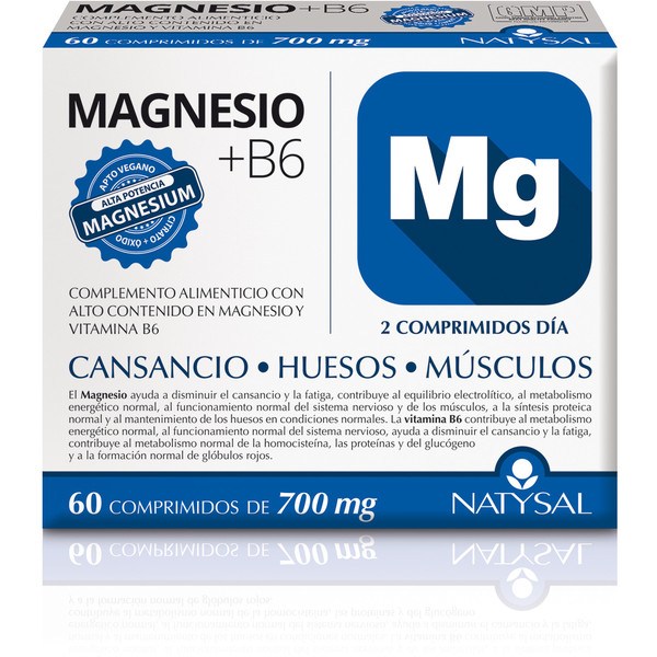 Natysal Magnésio + B6 60 Compr