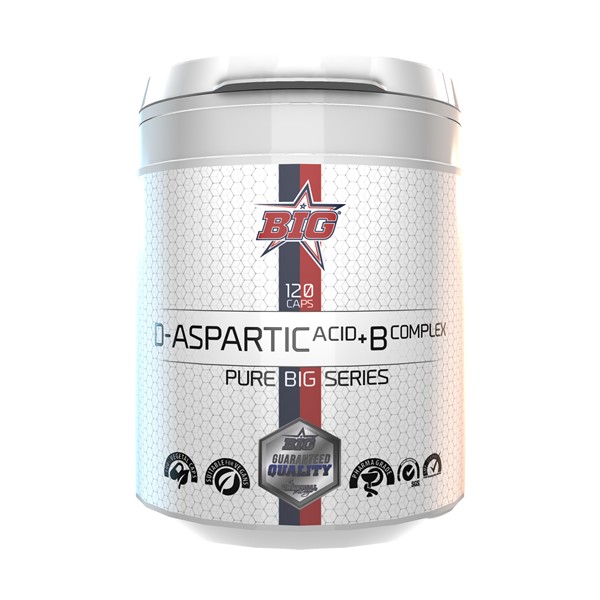 BIG Pharma klasse D-asparaginezuur + B-complex 120 caps