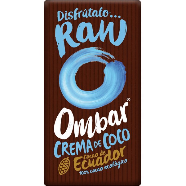 Ombar Chocolate (Coco Milk) Con Crema De Coco Crud
