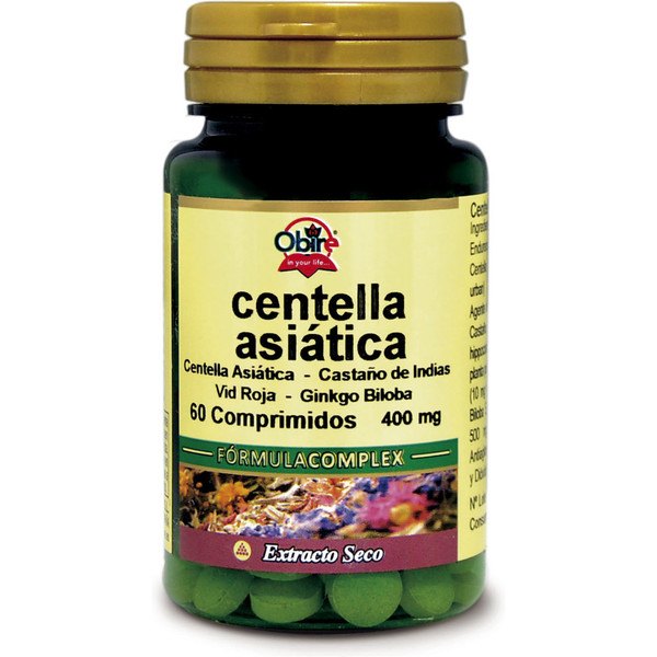 Obire Complexe Centella Asiatica 400 Mg Extrait Sec 60 CH