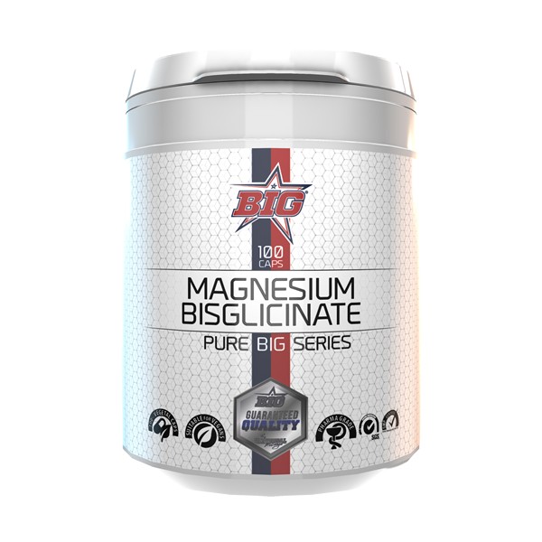 BIG Pharma Grade Magnesium Bisglicinate 100 caps