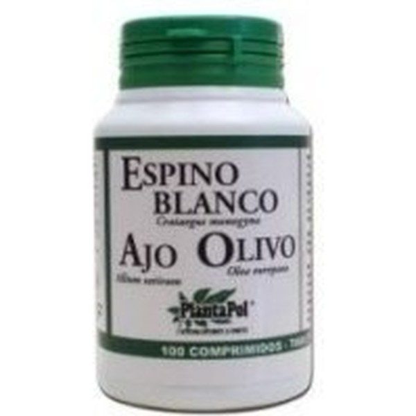Pol Plant Espino Blanco Alho Azeitona 550 Mg 100 Comp