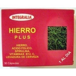 Integralia Iron Plus 30 cápsulas