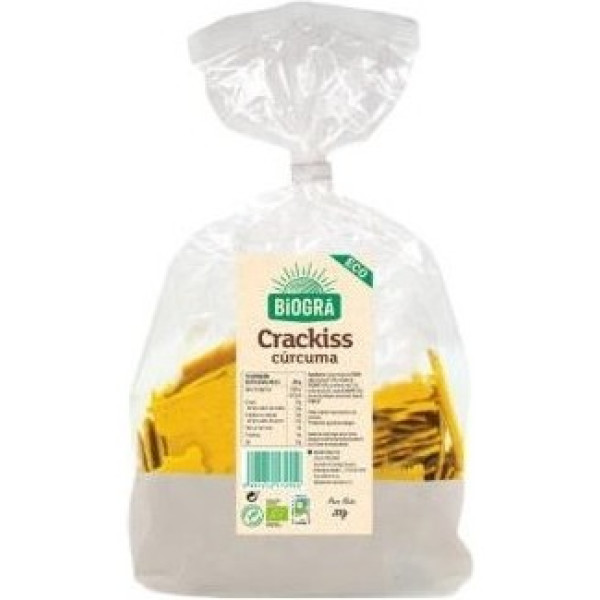 Biográ Biogra Crackiss Espelta Curcuma Pimienta 250 Gr Bio Vegan