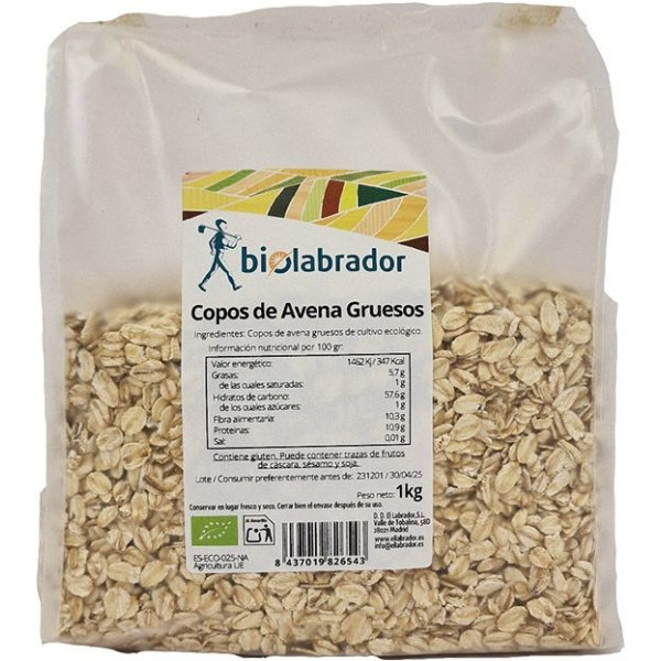 Biolabrador Fiocchi di Avena Spessi 1 Kg