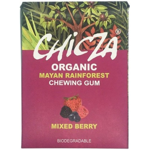 Chicza Chicle Organico Frutas Del Bosque 30 Gr Bio
