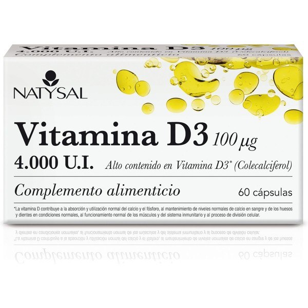 Natysal Vitamina D3 60 Capsulas
