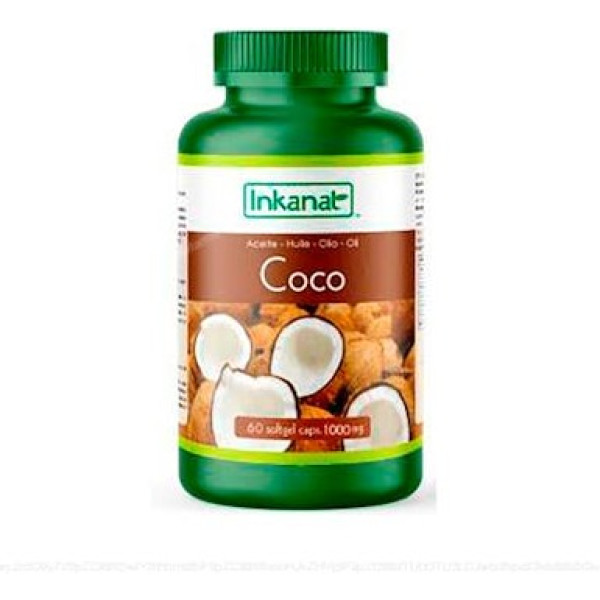 Óleo de coco Inkanat 60 cápsulas
