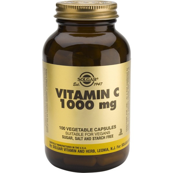 Solgar Vitamina C 1000 mg 100 cápsulas