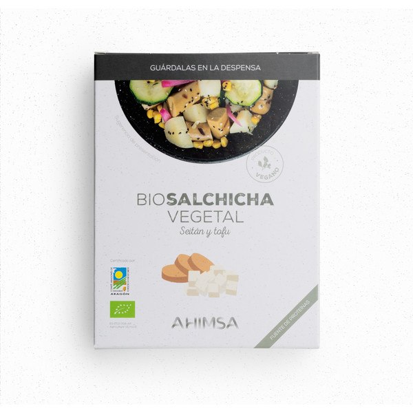 Ahimsa Salsiccia Verdura Seitan Tofu Bio 200 Gr