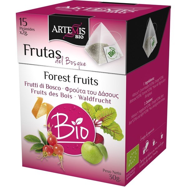 Artemis Bio Forest Fruits En Eco Pyramide 15 X 1,5 Grammes