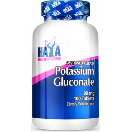 Haya Labs Potassium Gluconate 100 tabl