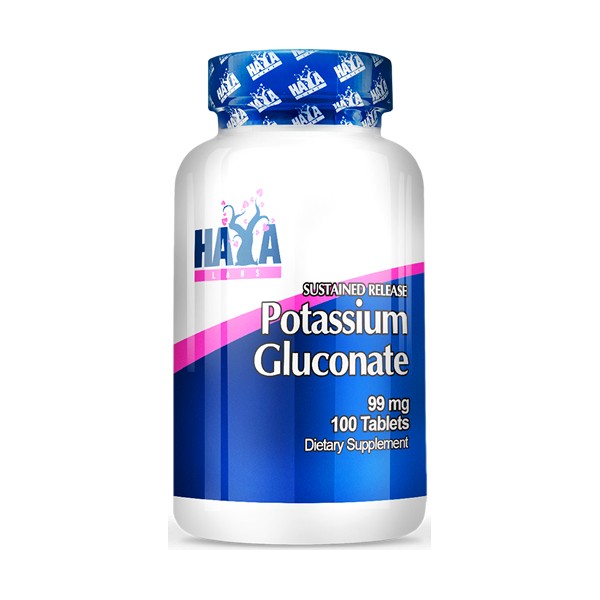 Haya Labs Potassium Gluconate 100 tabl