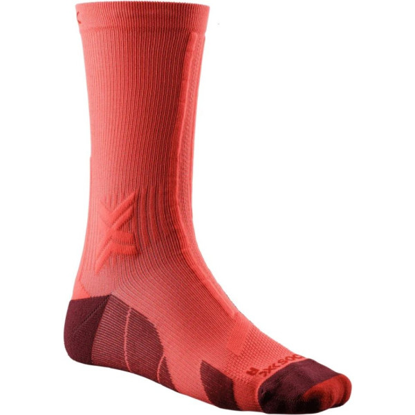 X-bionic Calcetines X-socks Trailrun Discover Crew Fluor Red/namib Red