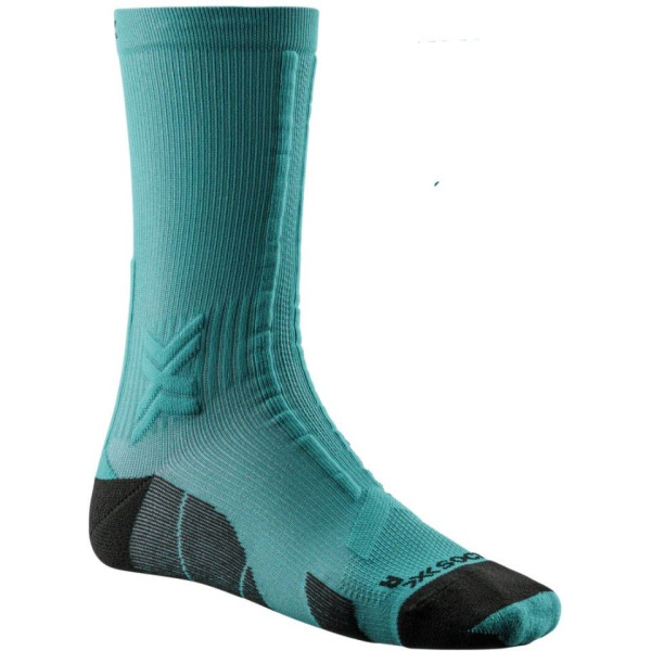 X-bionic Calcetines X-socks Trailrun Discover Crew Lake Green/sunset Blue