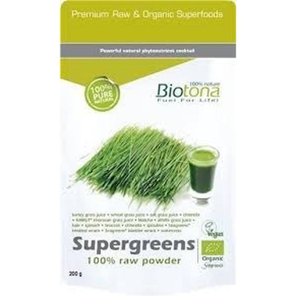 Biotona Supergreens Poudre Crue 200g