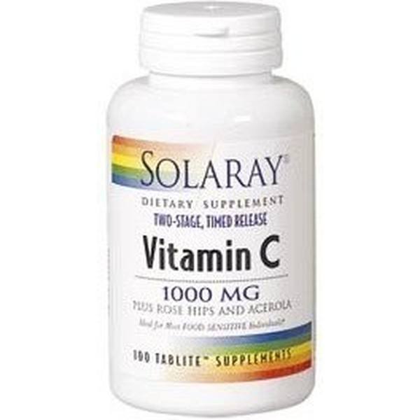 Solaray Vitamina C 1000 Mg 100 Tabletas