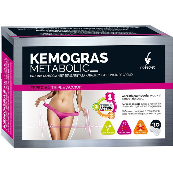 Novadiet Kemogras Metabolic 30 Kapseln Veg.