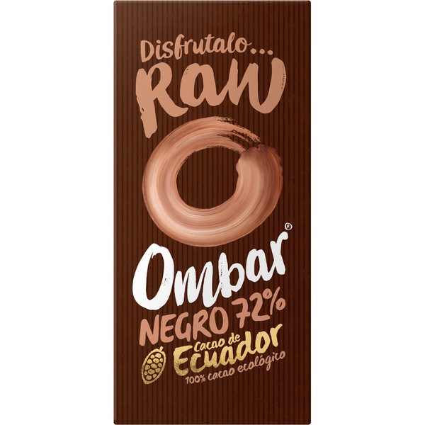 Ombar Chocolate (Dark 72%) Negro 72% Crudo Bio 35g