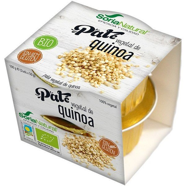 Soria Natural Pate Quinoa Faja 2 X 50 Gr